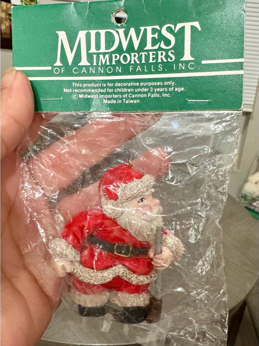 Midwest Importers Red Santa Claus Holiday Figurine Ornament